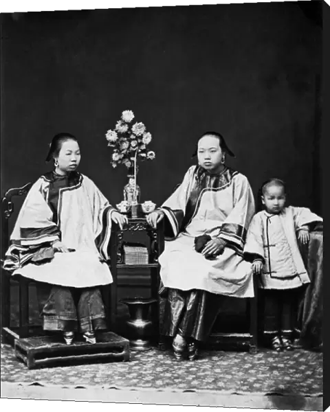 Chinese women with bound feet