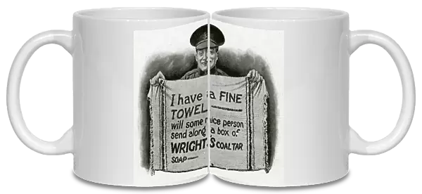 Advert for Wrights Coal Tar Soap WW1
