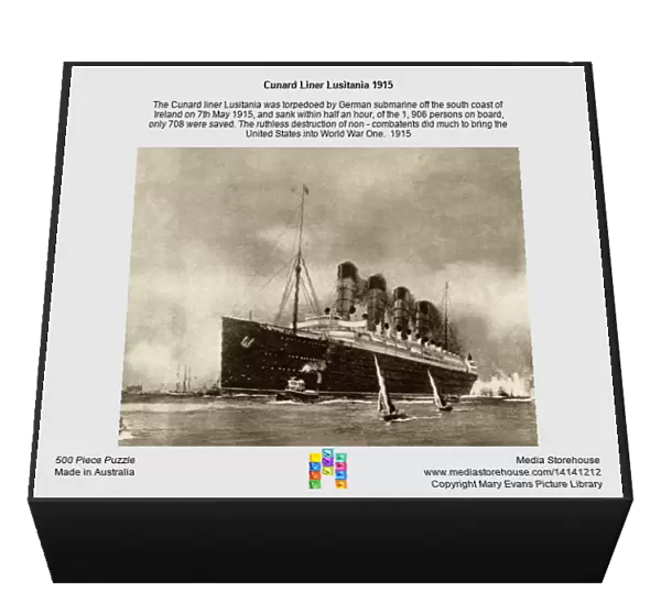 Cunard Liner Lusitania 1915