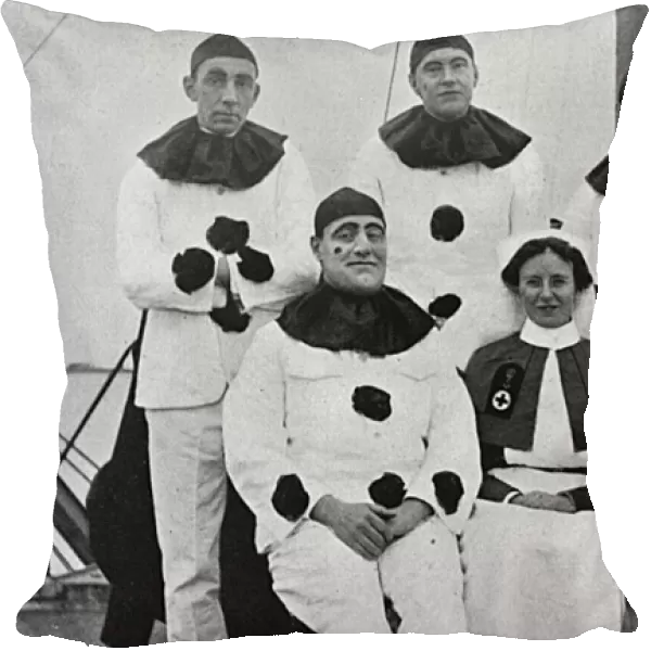 A hospital ship Pierrot troupe, WW1
