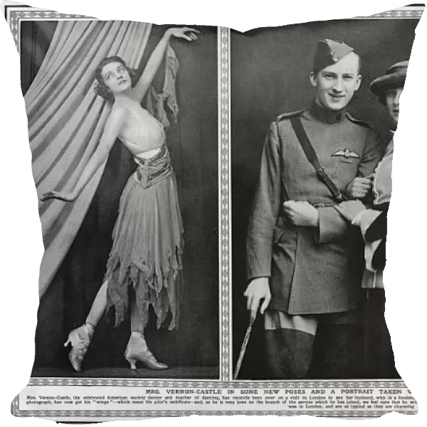 Lieutenant and Mrs Vernon Castle, dancers