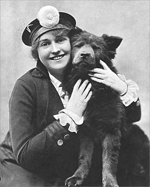 Shirley Kellogg & dog