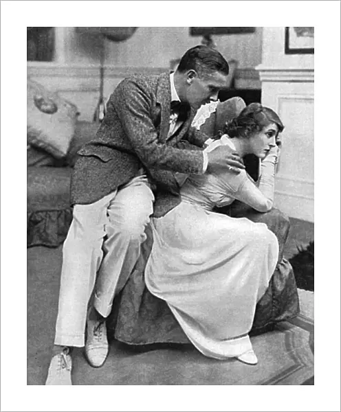 Dennis Eadie & Isobel Elsom in The Man who stayed at home, W