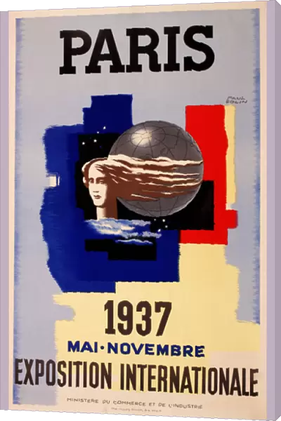 Poster design, International Exhibition, Paris