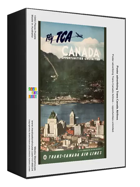 Poster advertising Trans-Canada Airlines
