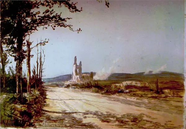 Plain of Notre Dame de Lorette from Souchez, WW1