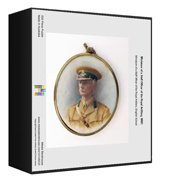 Miniature of a Staff Officer of the Royal Artillery, WW1
