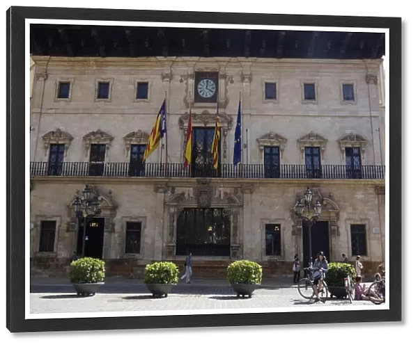 Palma, Mallorca, Spain - Plaza Cort at City Hall