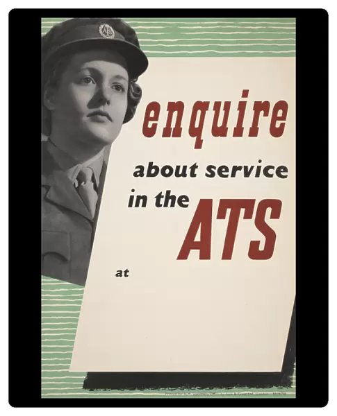 WW2 Poster -- ATS recruitment