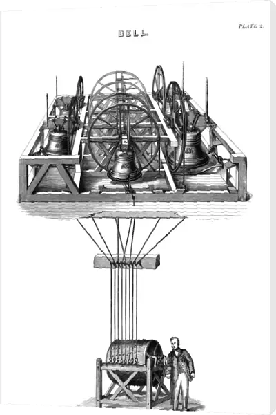 Warner and sons patent chiming machine