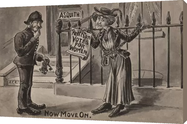 Suffragette Chained to Railings Petition