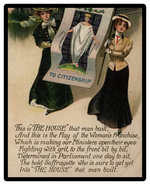 Suffragette, The House That Man Built Banner