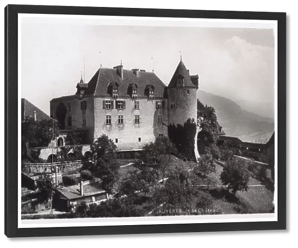 Chateau at Gruyeres, Fribourg, Switzerland