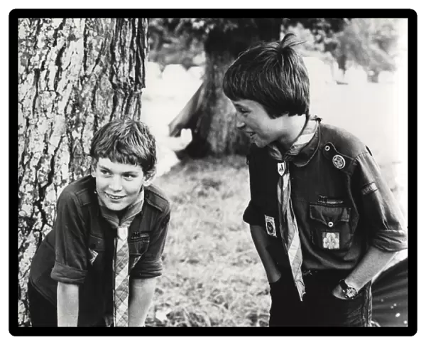 German boy scouts from West Berlin, Germany