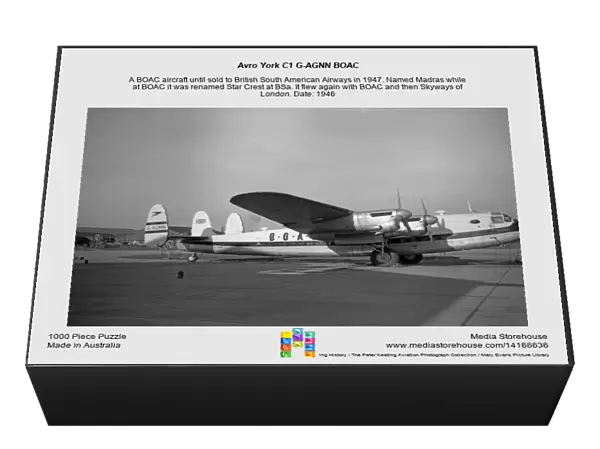 Avro York C1 G-AGNN BOAC