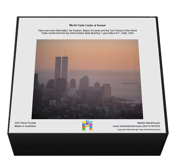 World Trade Center at Sunset
