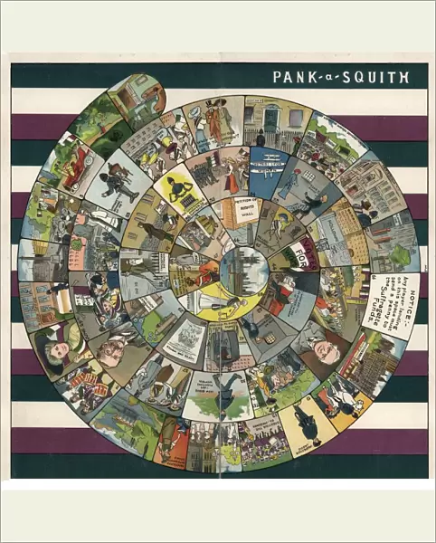 Suffragette Board Game PANK-A-SQUITH