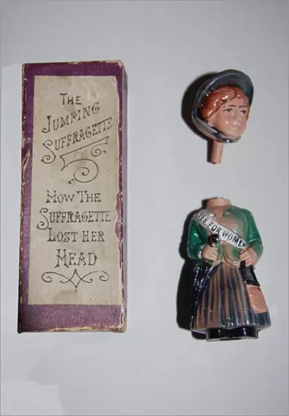 Suffragette Novelty Toy Jumping Suffragette