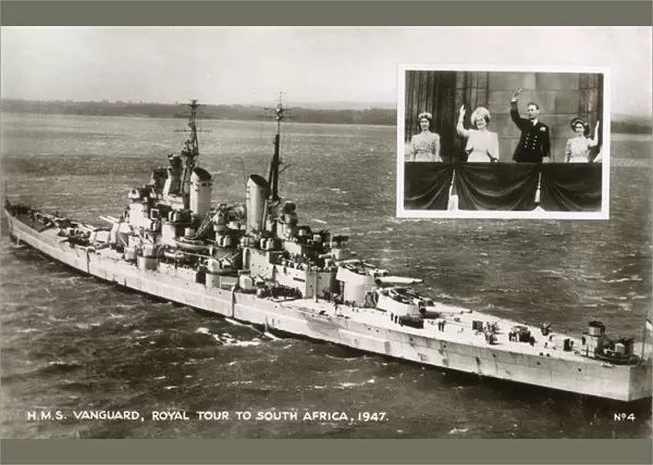 HMS Vanguard, Royal Tour to South Africa