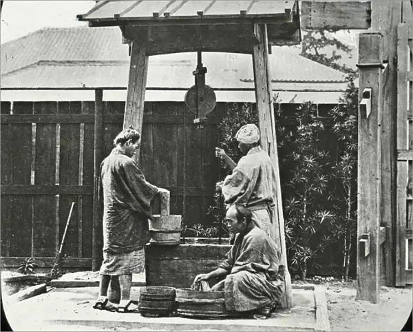 Japan - A Well and Washing boys
