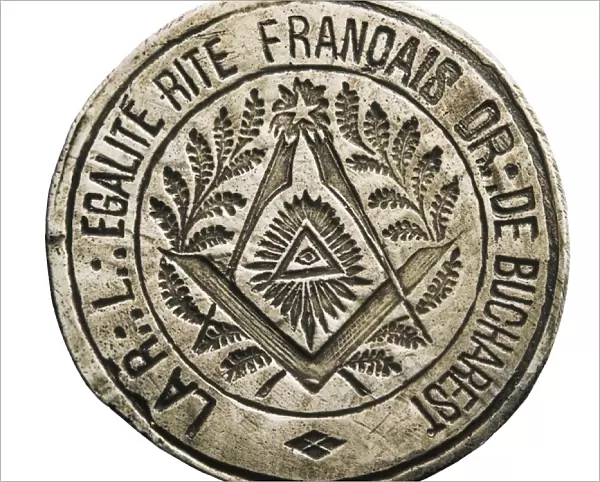 Masonic Seal. French Rite. Budapest, 19th century