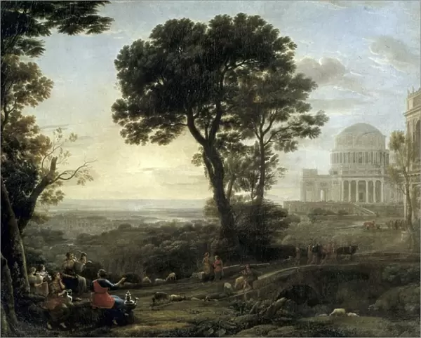 Claude Lorrain (1600-1682). View of Delphi with
