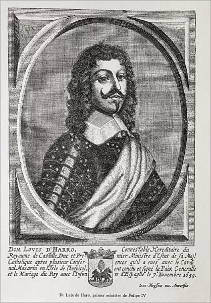 HARO, Luis M鮤ez de (1598-1661). Spanish nobleman