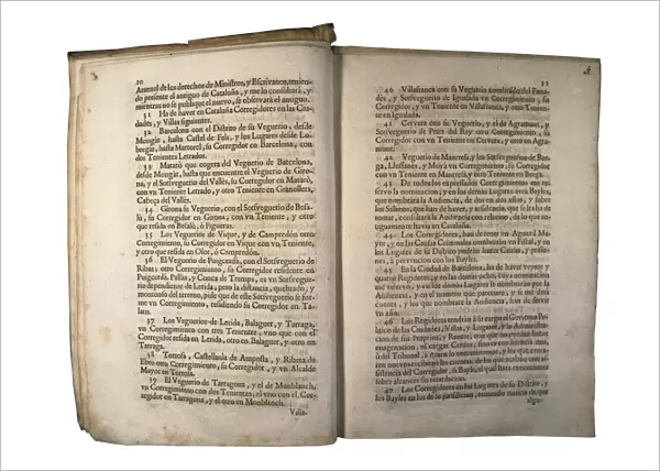 Spain. Philip Vs reign. Nueva Planta Decrees (1716)