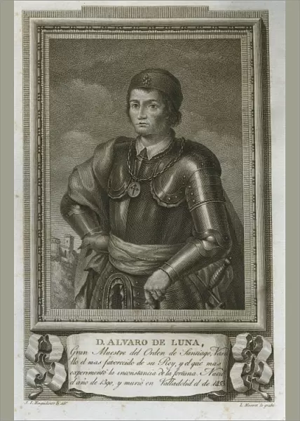 LUNA, Alvaro de (1390-1453). Spanish politician