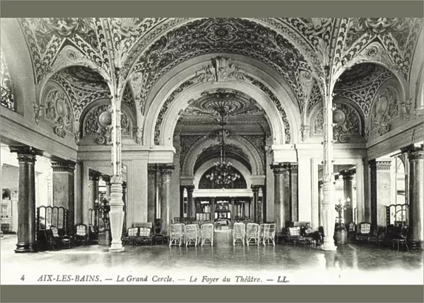 Foyer to the Theatre in Le Grand Cercle, Aix Le Bains