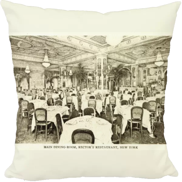 A view of the main dining room at Rectors Restaurant, New