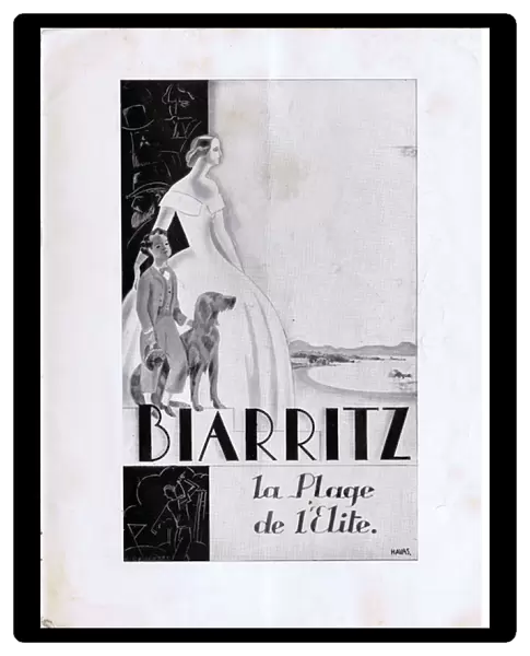 Advert for Biarritz, New York, 1934