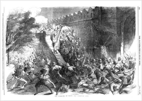 Indian Mutiny - the storming of the Cashmere Gate, 1857