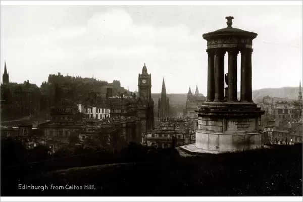 View from Calton Hill, Edinburgh, Midlothian