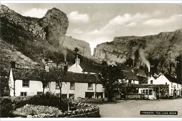 The Village & Lion Rock, Cheddar, Somerset