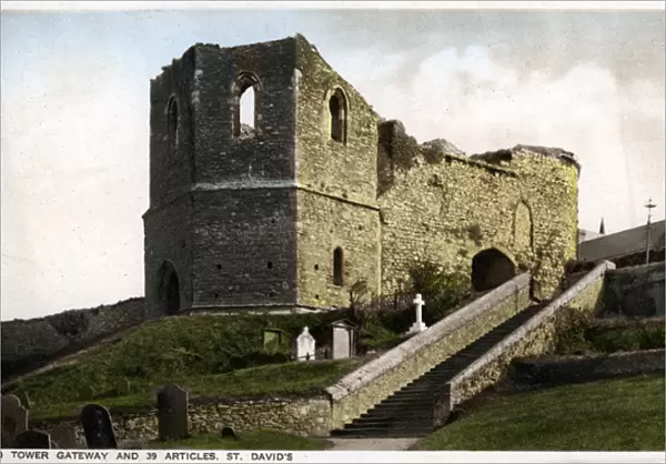 Old Tower Gateway & 39 Articles, St Davids, Pembrokeshire
