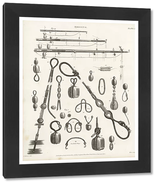 Rigging for sailing ships, 18th century