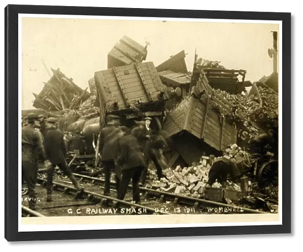 Great Central Railway Accident, Wombwell, Barnsley, England