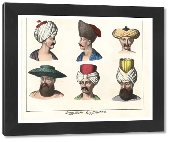 Turbans and other headdresses of Egyptian men