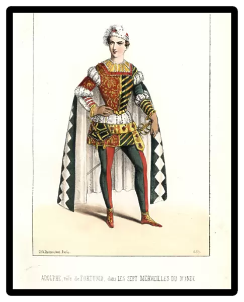 Adolphe Paert as Fortunio in Les Sept Merveilles