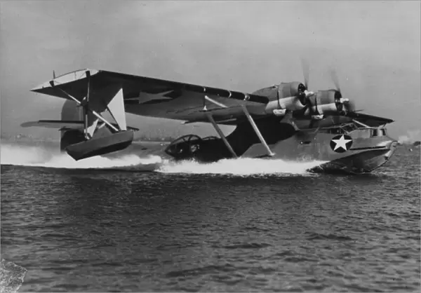 Consolidated PBY-5 seen clad in drab 1942 livery Catali
