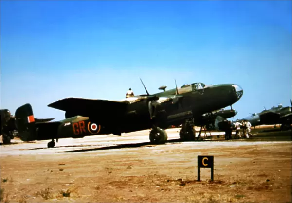 Handley Page Halifax II of No301 Squadron in Italy, Jul