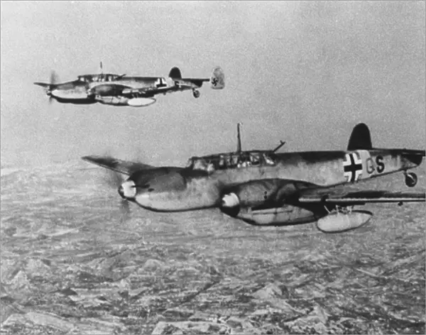 Messerschmitt Bf 110C -this long range twin-engined fig