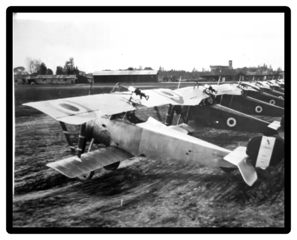Nieuport 17s awaiting delivery These single seat fighte