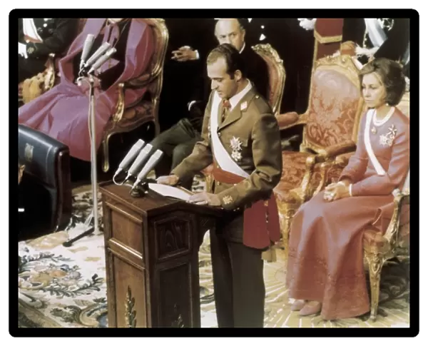 King Juan Carlos I inauguration