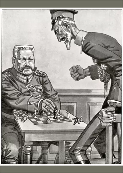 WW1 - Hindenburg checkmates the Russians