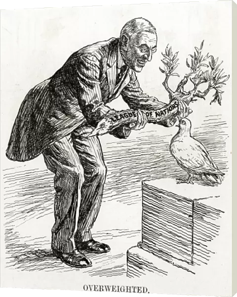 WW1 - President Wilson Woodrow and the Dove of Peace