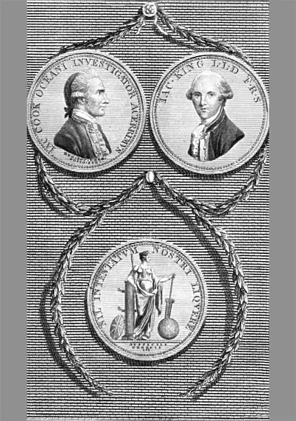 James King and James Cook - served in the Royal Navy