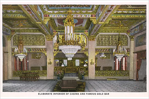 Casino interior, Agua Caliente, Tijuana, Mexico