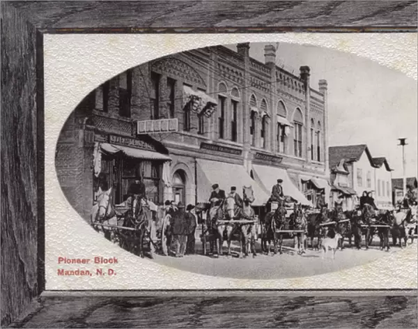 Pioneer Block, Mandan, North Dakota, USA